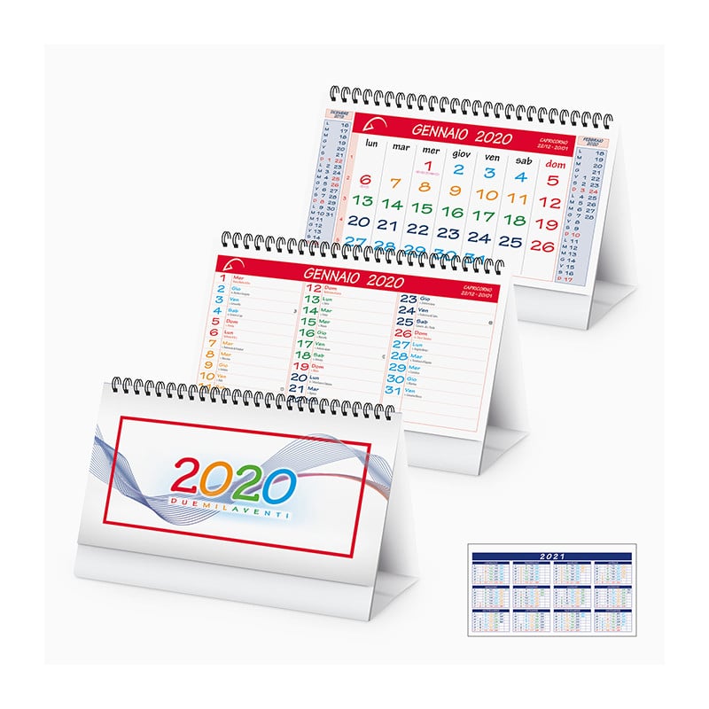 calendario da tavolo multicolor PA705