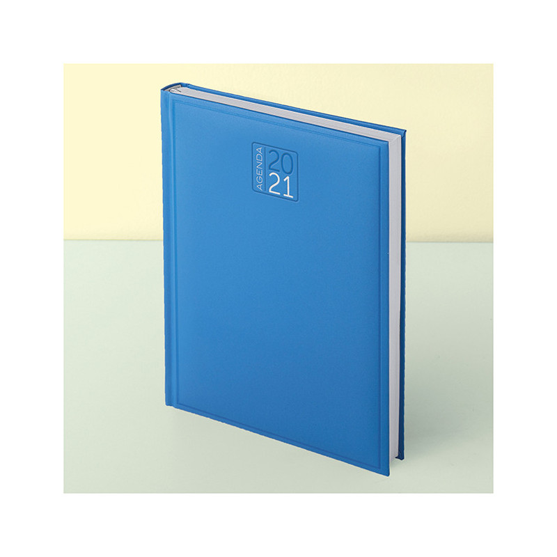 PB520 - Agenda giornaliera 320 pagine s/d/a F.to cm 12x17 ca (chiuso) Azzurro PB520AZ