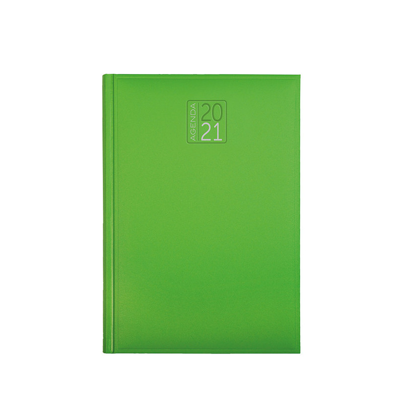 PB540 - Agenda settimanale 132 pagine F.to cm 17x24 ca (chiuso) Verde Lime PB540VL