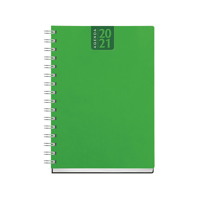 PB380 - Agenda settimanale 128 pag F.to cm 17x24 ca (chiuso) Verde Lime PB380VL