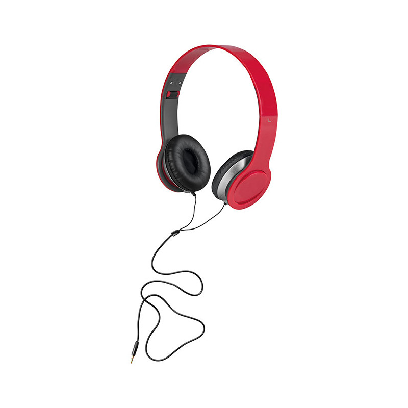 PF012 - Cuffie audio per dispositivi elettronici Rosso PF012RO