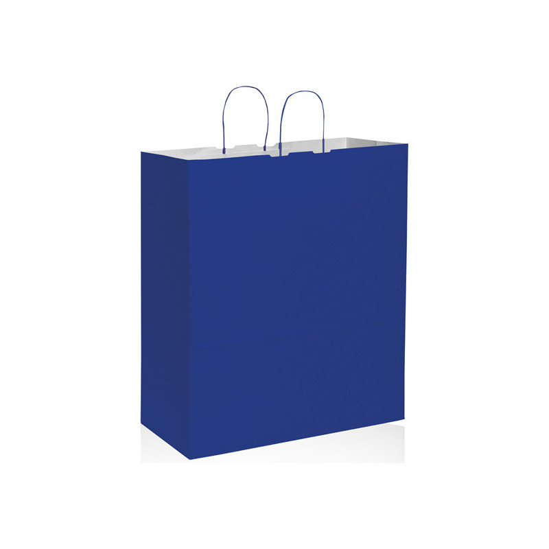 PG032 - Shopper con soffietto Blu PG032BL