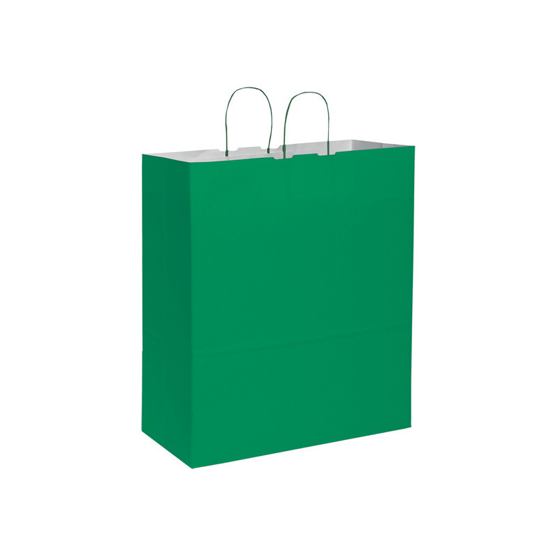 PG032 - Shopper con soffietto Verde PG032VE