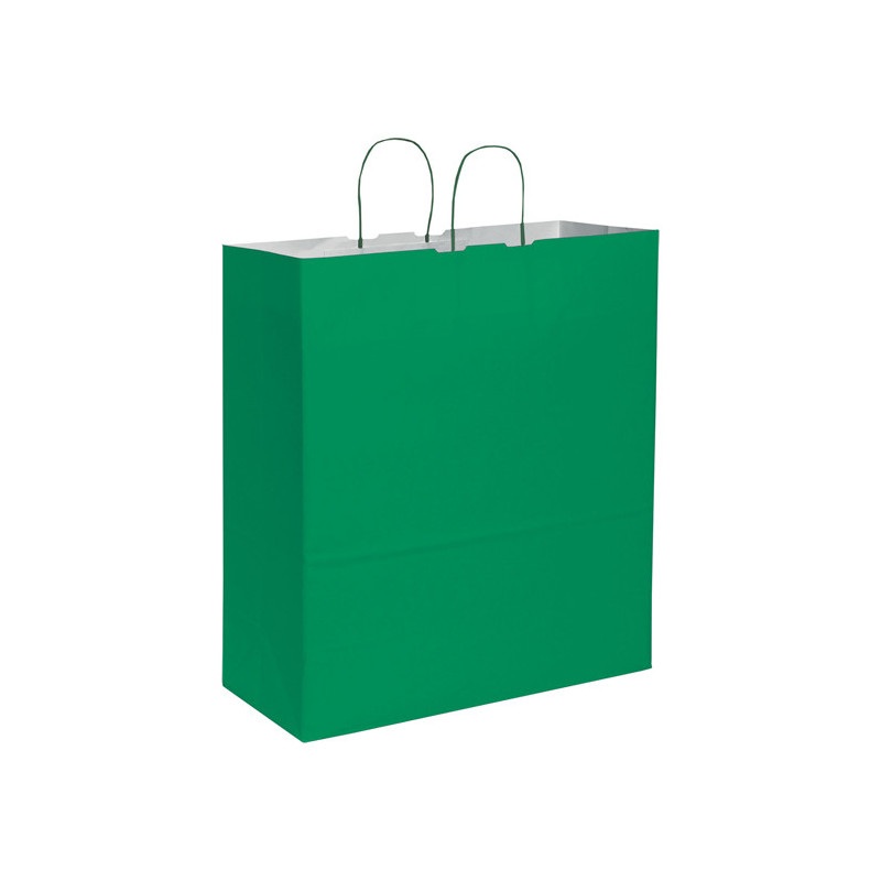 PG033 - Shopper con soffietto Verde PG033VE