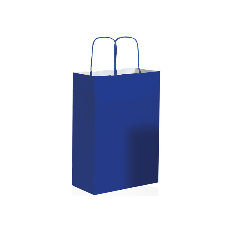 PG034 - Shopper con soffietto Blu PG034BL