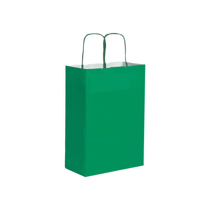 PG034 - Shopper con soffietto Verde PG034VE
