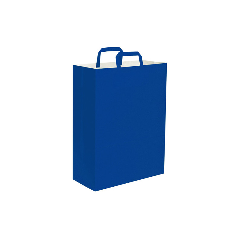 PG061 - Shopper con soffietto Blu PG061BL