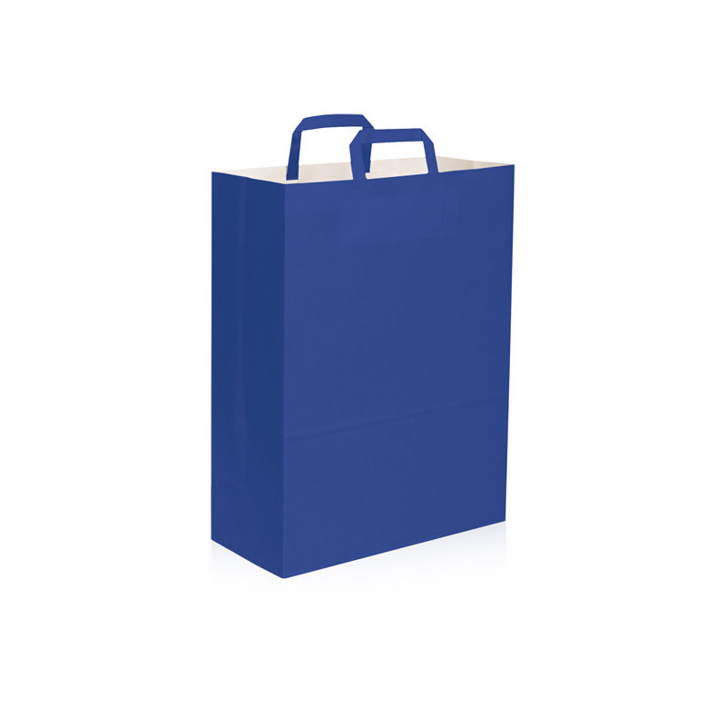 PG062 - Shopper con soffietto Blu PG062BL