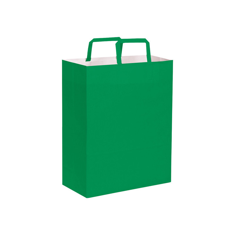 PG064 - Shopper con soffietto Verde PG064VE