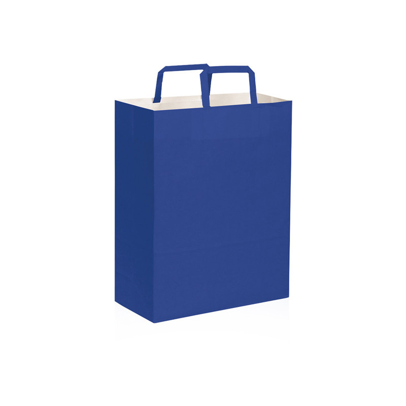 PG065 - Shopper con soffietto Blu PG065BL