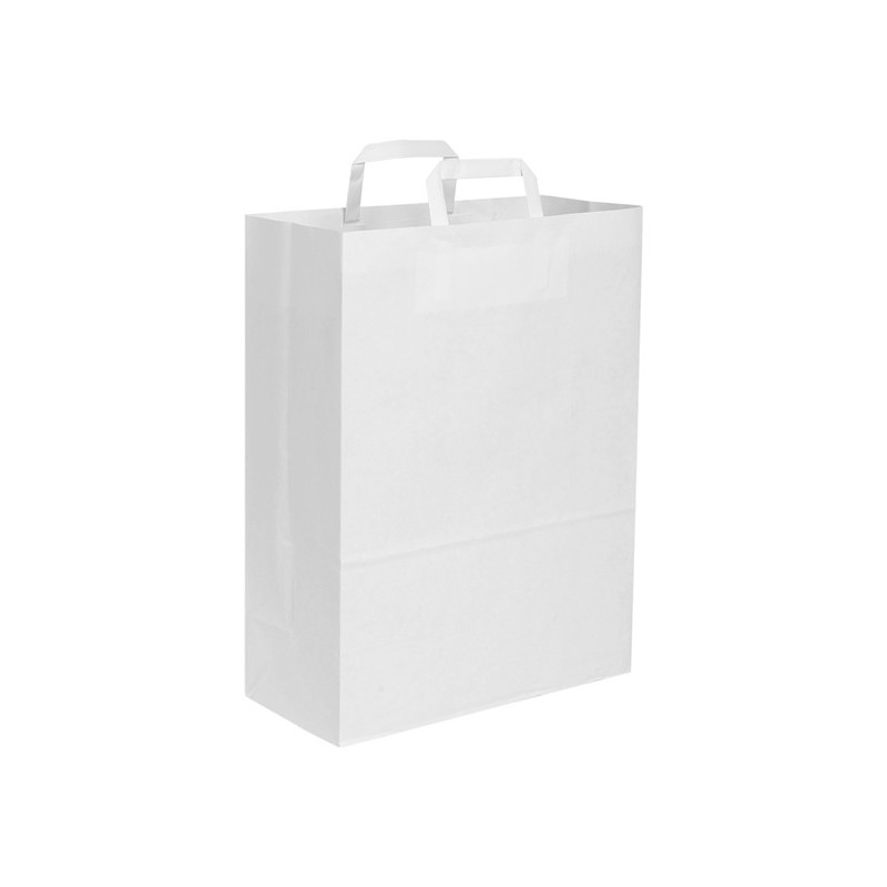 PG067 - Shopper con soffietto Bianco PG067BI