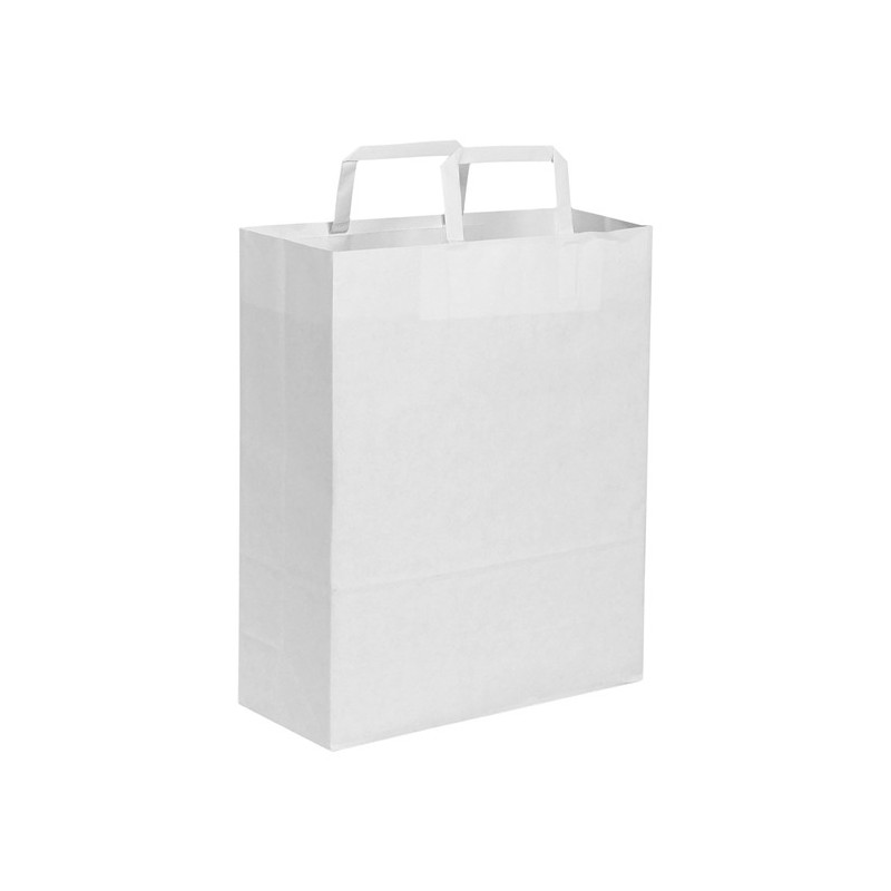 PG068 - Shopper con soffietto Bianco PG068BI
