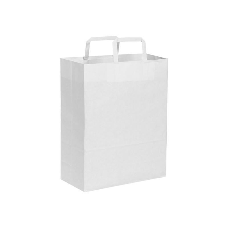 PG069 - Shopper con soffietto Bianco PG069BI